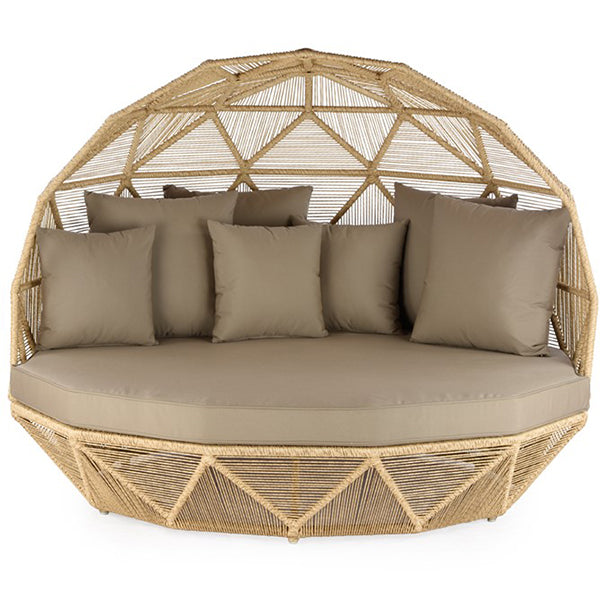 Outdoor Braided, Rope & Cord Canopy Daybed - Izatmos