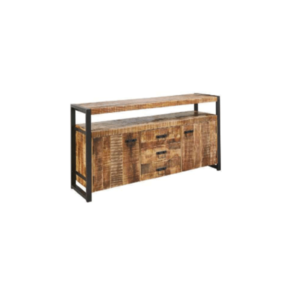 Indoor Wood & Iron Furniture - Sideboard - Lennox