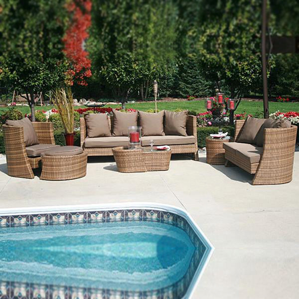 Outdoor Furniture - Wicker Sofa - Jewel