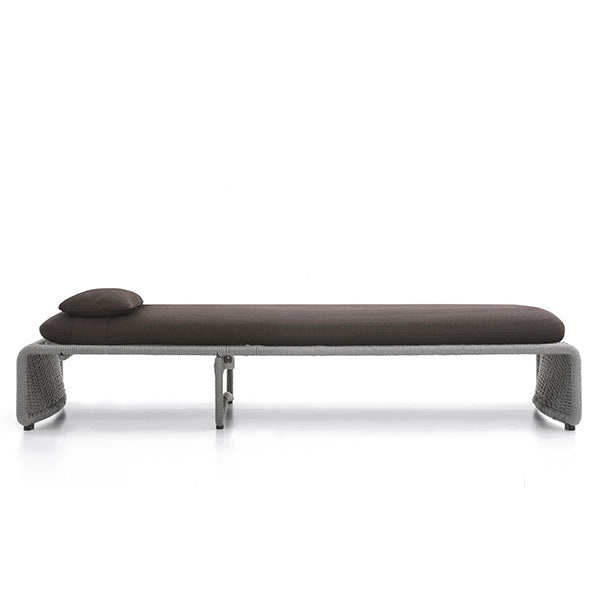 Outdoor Braided & Rope Sunlounger - Xcent