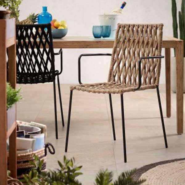 Outdoor Braided & Rope Coffee Set - Corsican