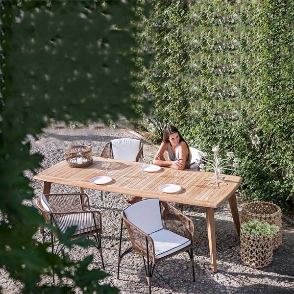 Outdoor Braided & Rope Coffee Set - Lodz