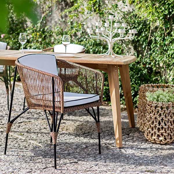 Outdoor Braided & Rope Coffee Set - Lodz