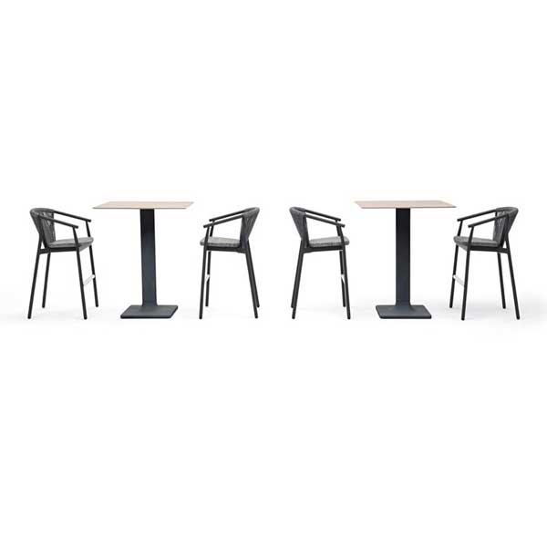 Outdoor Braided, Rope & Cord Bar Chair - Cyrano