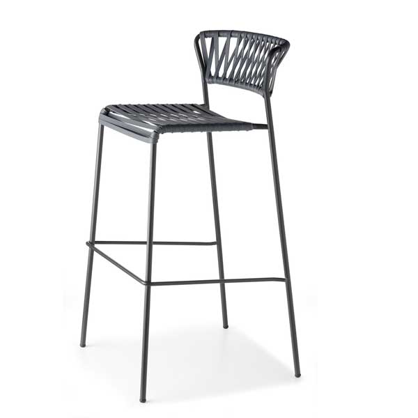 Outdoor Braided, Rope Cord Bar Chair - Marcello