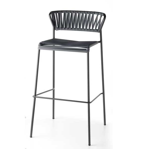 Outdoor Braided, Rope Cord Bar Chair - Marcello