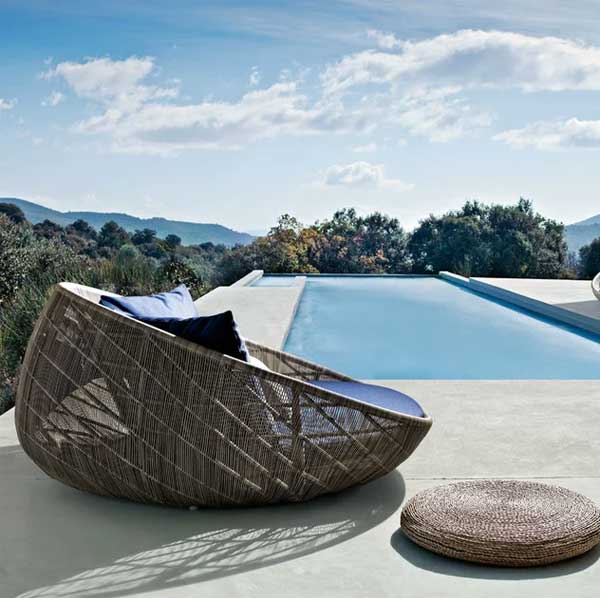 Outdoor Braided, Rope & Cord Canopy Daybed - Pristine