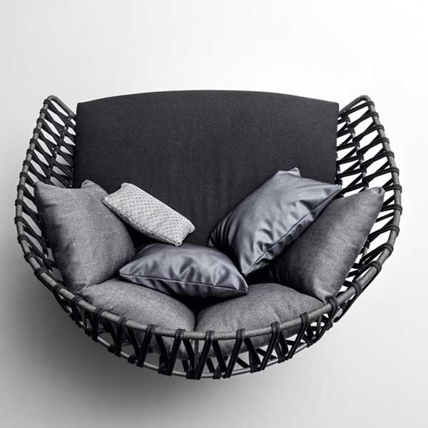 Outdoor Braided & Rope Daybed - Amben