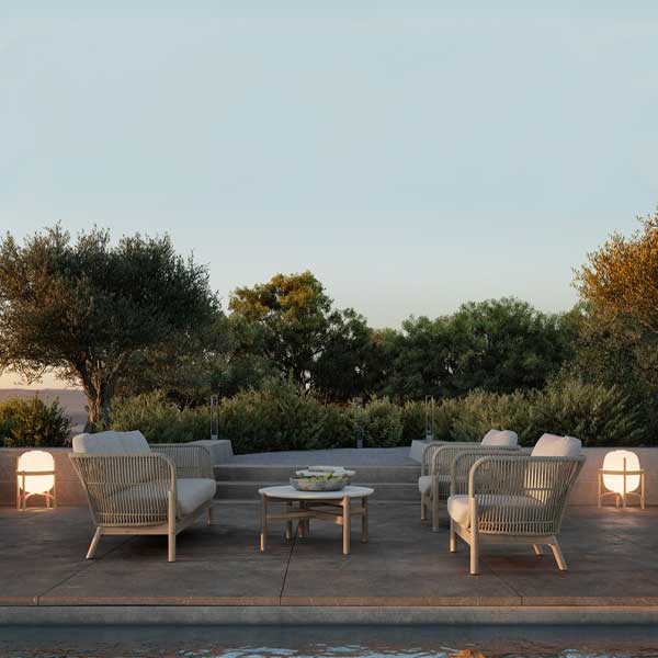 Outdoor Braided, Rope & Cord, Sofa - Kelly