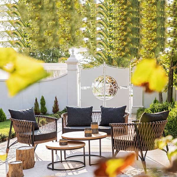 Outdoor Braided, Rope & Cord, Sofa - Karon 
