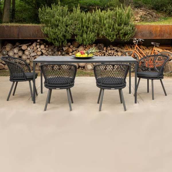 Outdoor Braided & Rope Coffee Set - Kanap