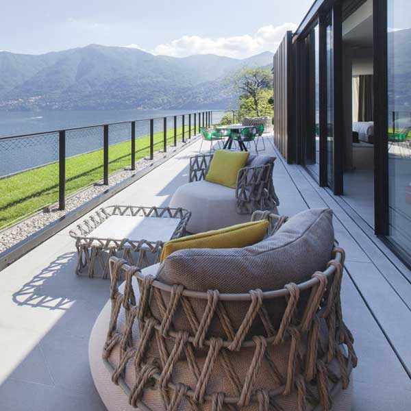 Outdoor Braided & Rope Sofa - Deneme 