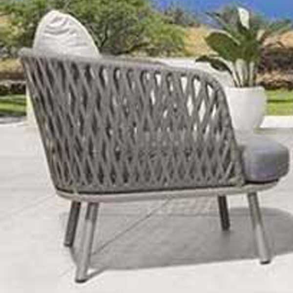 Outdoor Braided & Rope Sofa - Waltz Max