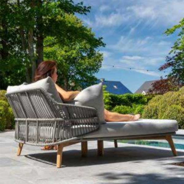 Outdoor Braided & Rope Daybed - Amelia
