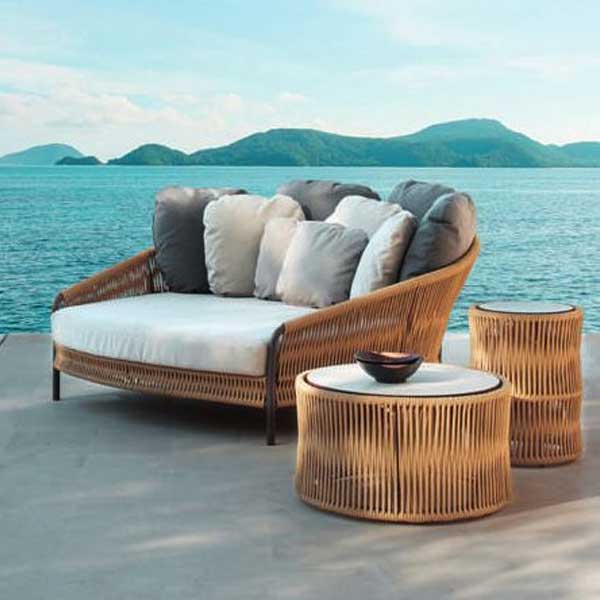 Outdoor Braided, Rope & Cord Daybed - Ellipse