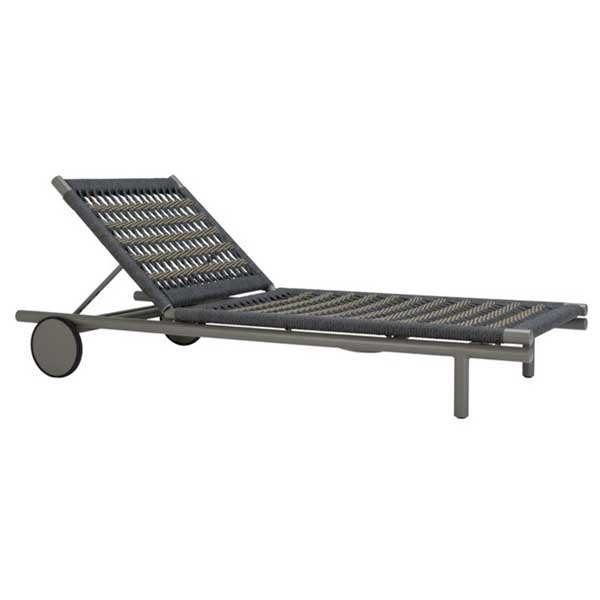 Outdoor Braided & Rope Sunlounger - Antra 