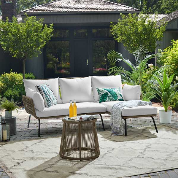 Outdoor Braided, Rope & Cord, Sofa - Evelow