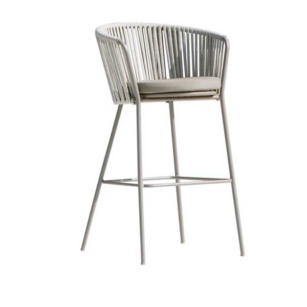 Outdoor Braided, Rope & Cord Bar Chair - Deck