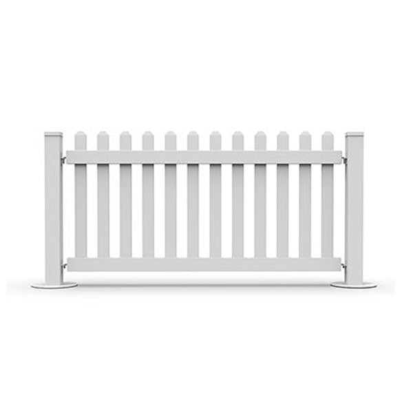 Outdoor FRP Picket Fence Fibre Glass Garden Fencing