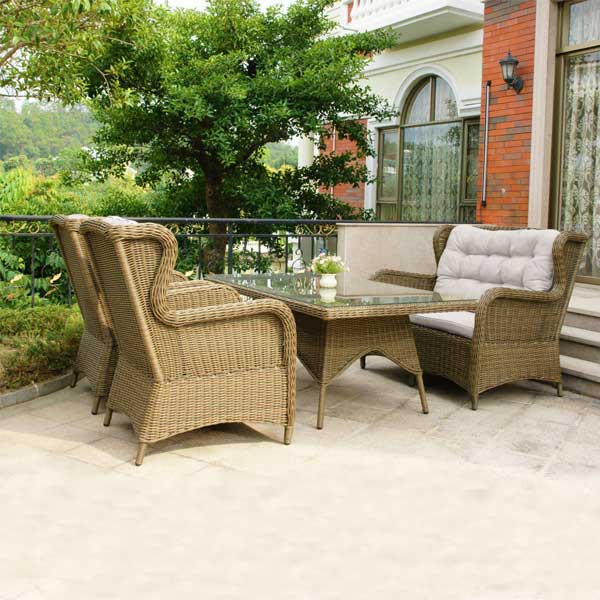 Outdoor Furniture - Wicker Sofa - Princely Next