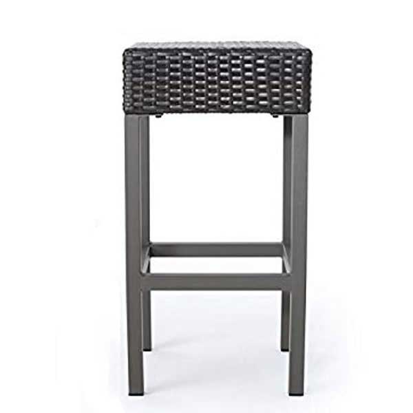 OUTDOOR-WICKER-GARDEN-PATIO-ALLWEATHER-BAR-CHAIR-STOOL-SET-LUXOX-L-OWP-BTS-028_ Outdoor Wicker Bar Set - Island