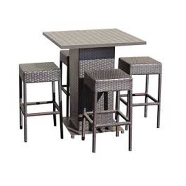 Outdoor Furniture - Wicker Bar Set - Manila