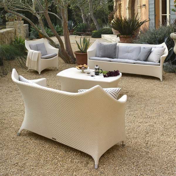 Outdoor Furniture - Wicker Sofa - American