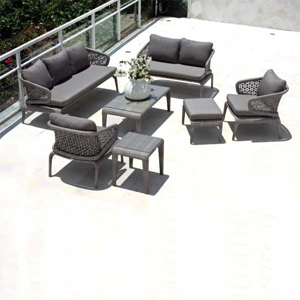 Outdoor Furniture - Wicker Sofa - Baroque