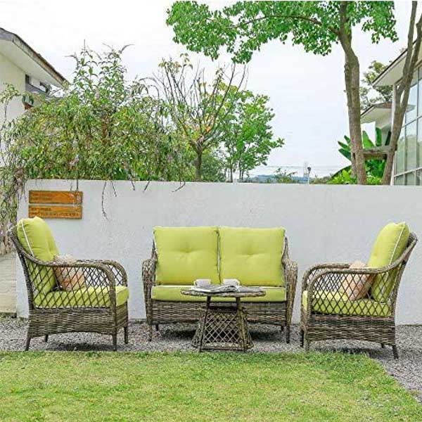 Outdoor Furniture - Wicker Sofa - Taurian