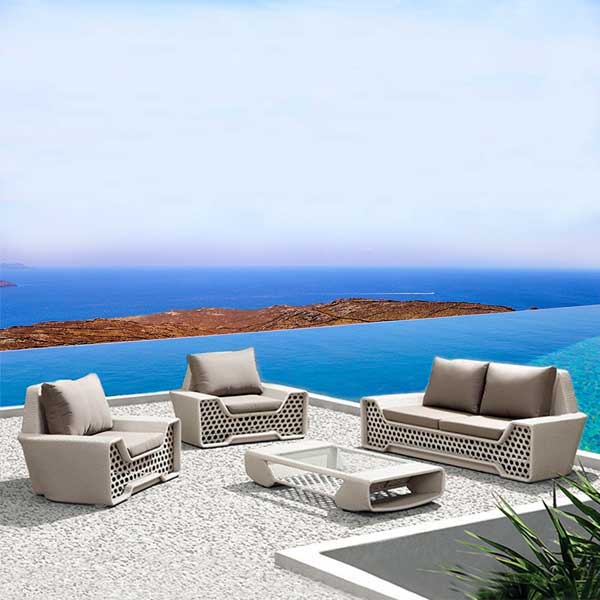 Outdoor Furniture - Wicker Sofa - Positano