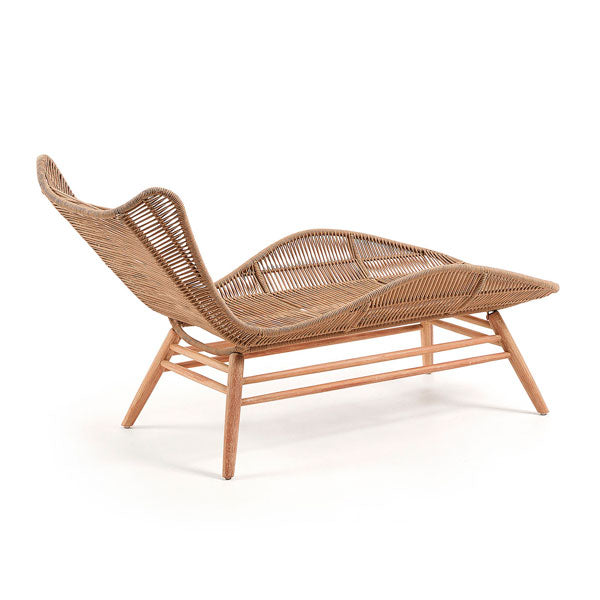 Outdoor Braided & Rope Sunlounger - Florence