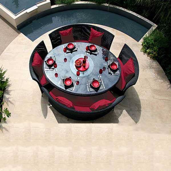 Outdoor Wicker Garden Set - Globe