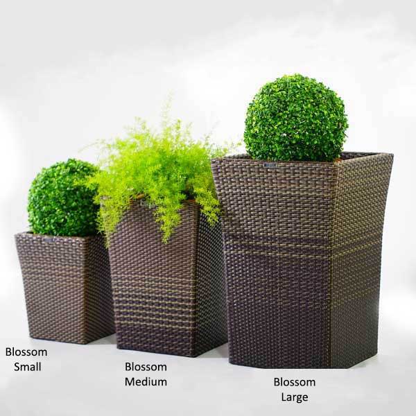 Outdoor Wicker Planter - Blossom