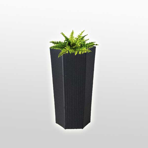 Outdoor Wicker Planter - Cupeno