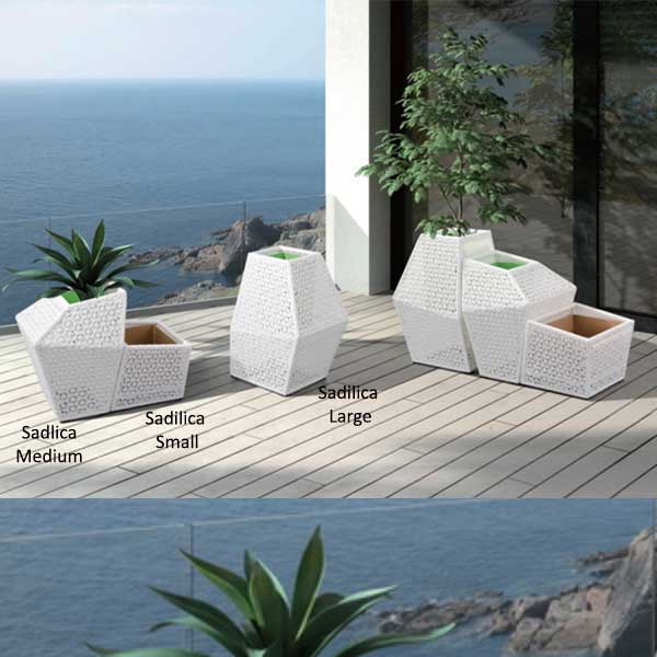 Outdoor Wicker Planter - Sadilica