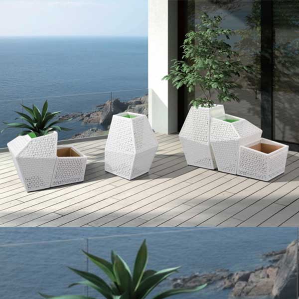 Outdoor Wicker Planter - Sadilica