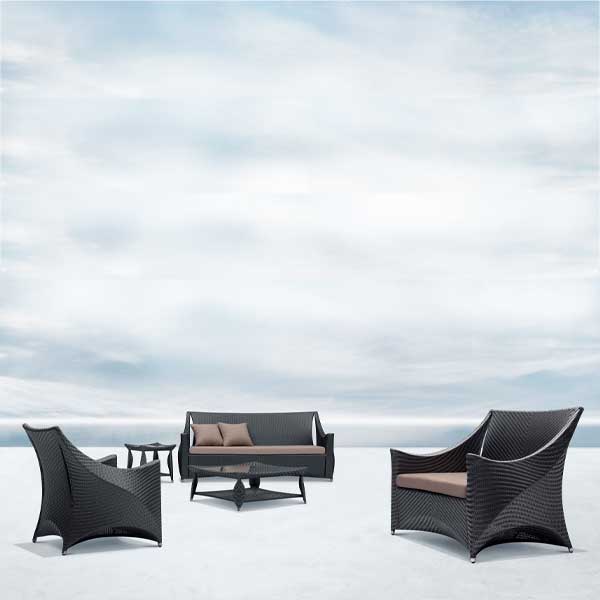 Outdoor Furniture - Wicker Sofa - Vapor