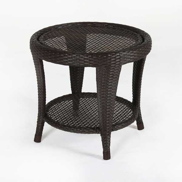 Outdoor Wicker - Stackable Set - Brown