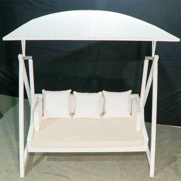 Outdoor Wicker two Seater Swing - Club