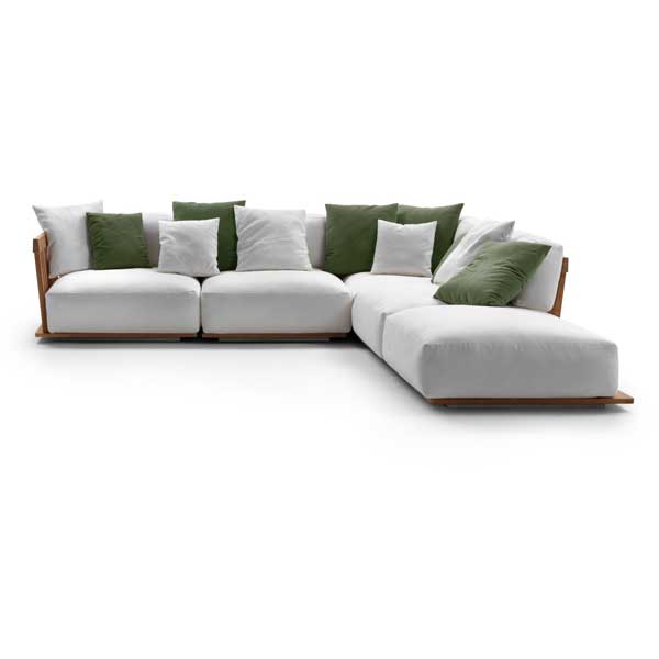 Outdoor Wood & Aluminum - Sofa Set - Flex 