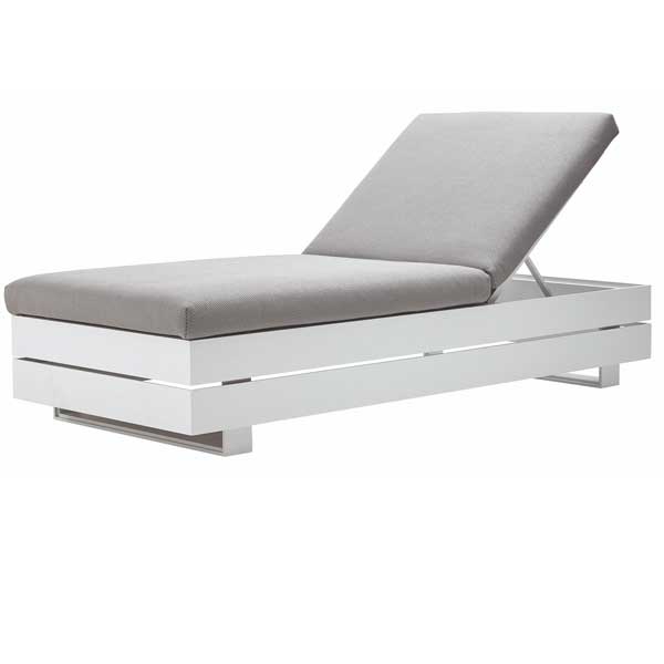 Outdoor Wood & Aluminum - Sun Lounger - Pandora