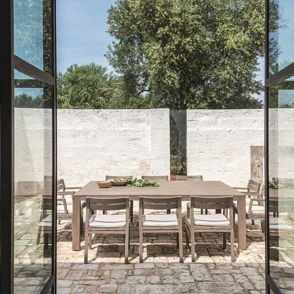 Outdoor Wood - Dining Set - Zante