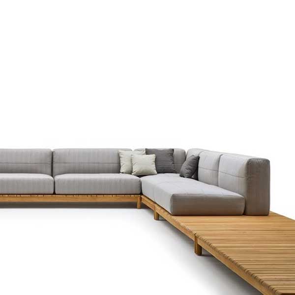 Outdoor Wood - Sofa Set - Alessan