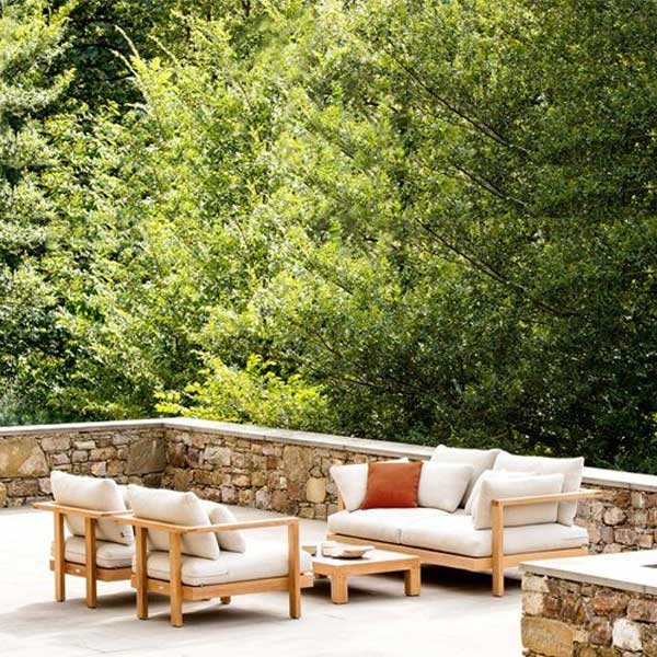 Outdoor Wood - Sofa Set - Alison