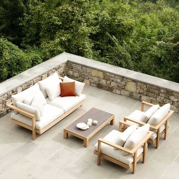 Outdoor Wood - Sofa Set - Alison