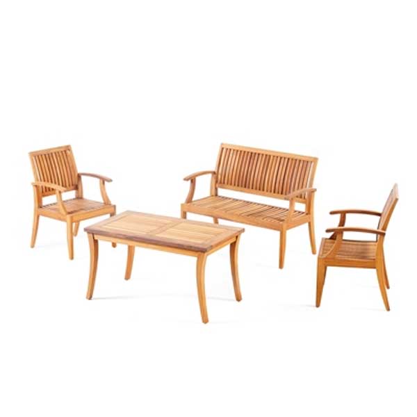 Outdoor Wood - Sofa Set - Alya