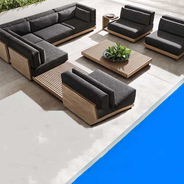 Outdoor Wood - Sofa Set - Cea