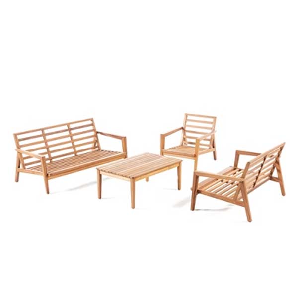 Outdoor Wood - Sofa Set - Klein