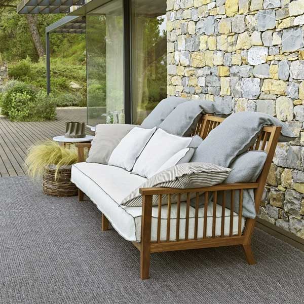 Outdoor Wood - Sofa Set - Navone