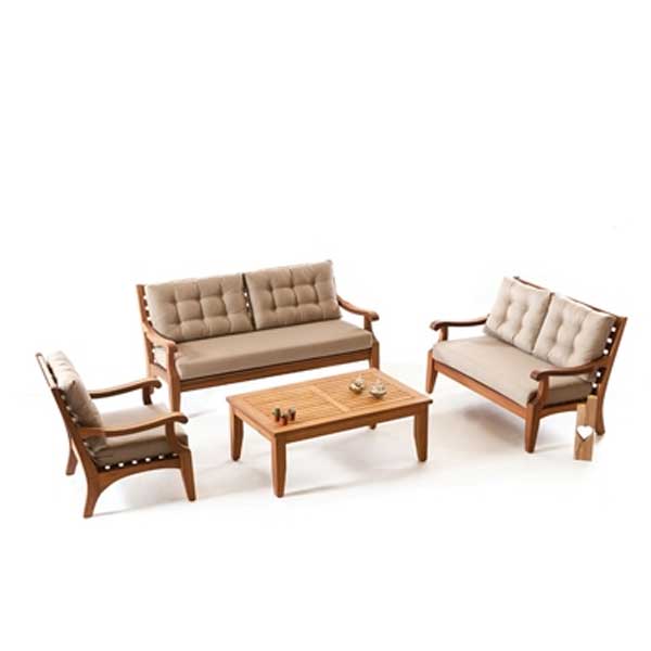 Outdoor Wood - Sofa Set - Nevada